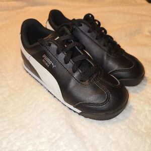 Kids Puma Roma Sneakers Black Size 10